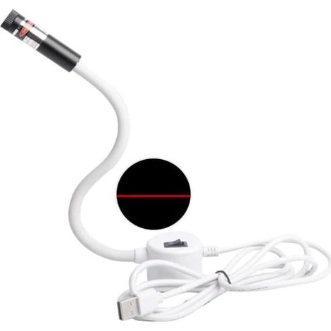 Lampada magnetica per trapuntatura per macchina da cucire, guida laser di visione per cucito, fissaggio magnetico regolabile, precisione a mani libere per cucito e trapuntatura (1/5)