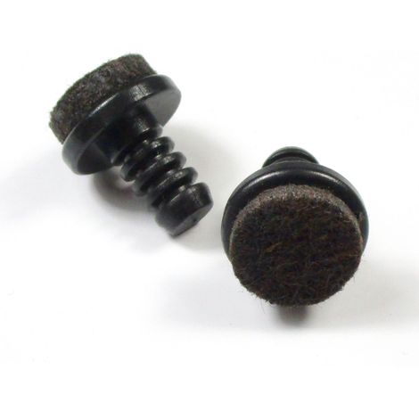 Pied à insérer 18 mm – Semelle feutre pour trou 8 mm – Pour parquet et mobilier – Protection contre rayures et éraflures – Ajile
