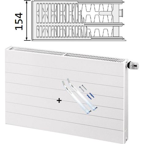 Purmo Compact Ventilheizkörper Ramo Typ 33 600x800mm Ventilposition rechts F0G330600801130 (1/4)