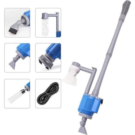 Nettoyeur électrique pour aquarium - FOLAYA - 28W - Changement d'eau - Filtre à eau - Silencieux (1/4)