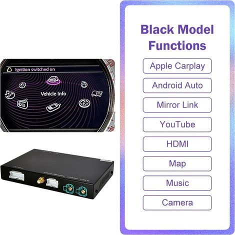 Sistema CarPlay, connettività wireless, riproduzione USB, sistema CIC 2008-2013 (1/2)