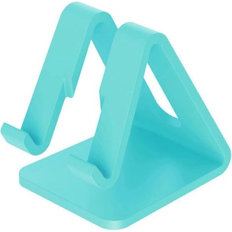 Support pour téléphone portable et tablette - Support de bureau portable pour tablette - Organisateur de bureau (vert) (1/5)