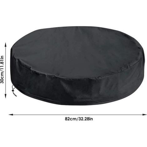 Schutzhülle – Runder Swimmingpool – 82 x 30 cm – 210D-Material – Wetterschutz (1/5)