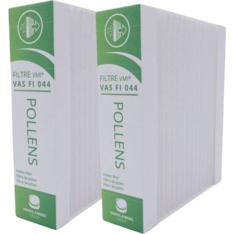 Lot de 2 filtres anti-pollen pour VMI Urban, Cube, Cave et Galbée – Filtration G4 Coarse 65% – Remplacement jetable (1/5)