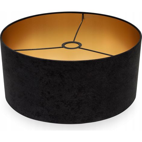 MODERNER GOLDENER SAMT-LAMPENSCHIRM 40 cm