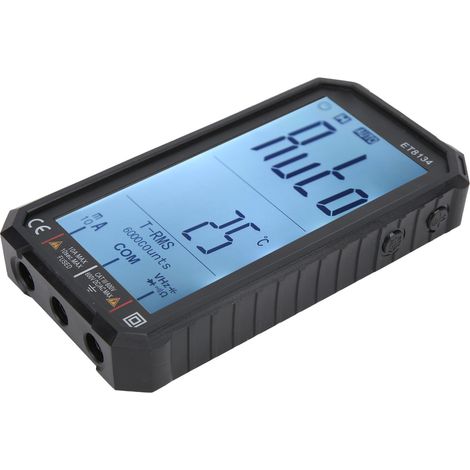 Multimètre numérique ET8134 avec alarme sonore, mesure automatique 10A 600V, testeur multifonction LCD