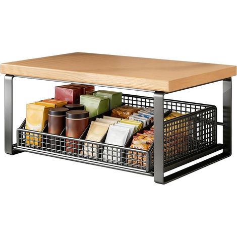 Support de Rangement pour Four à Micro-Ondes Organiseur de Cuisine Tiroir organiseur de plan de travail pour Hommes Femmes Adolescents Adultes Dortoir Salon Salle de Méditation App (1/5)