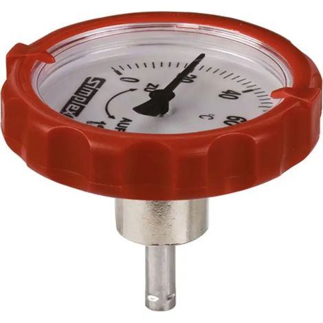 Flamco Maniglia termometro DN20-50 Plastica rosso, F10198