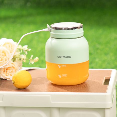 Extracteur De Jus Portable - Rechargeable - Capacité 400 Ml - Pour Fruits Et Légumes - 1 Pièce (1/4)
