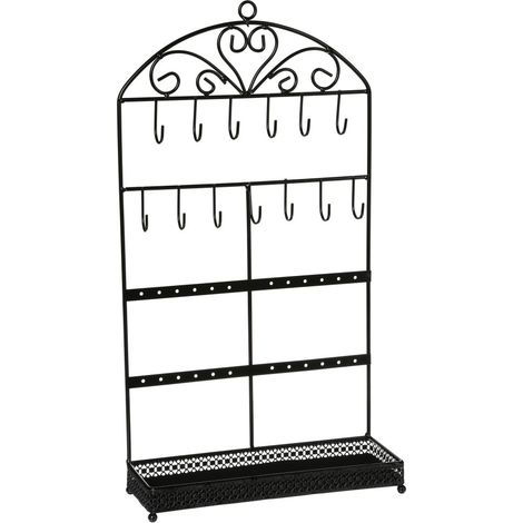 Dekorativer Ständer, Schmuckorganizer, Atmosphera Créateur d'Intérieur schwarz