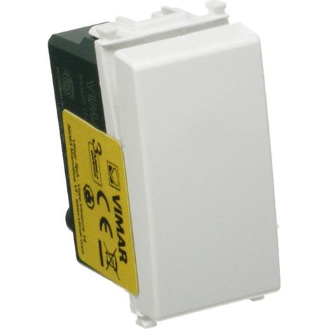 pulsante vimar "plana" bianco 1p no - cod.0r14008 (1/2)