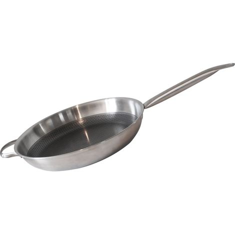 Poêle en acier inoxydable 18/10 32 cm Elo Relief Solution