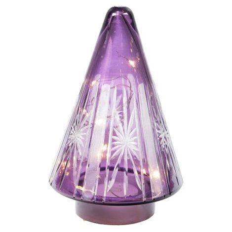 Amadeus - Sapin de Noël Led violet 15 cm (1/3)