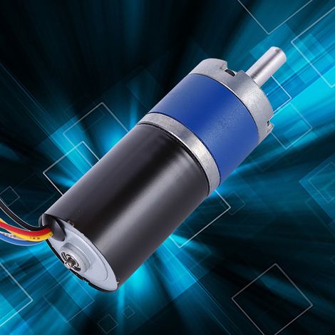 36-mm-bürstenloser Gleichstrommotor, hochdrehmomentstarkes Metallgetriebe, geräuscharm, langlebig, 12 V, 60 U/min (1/5)