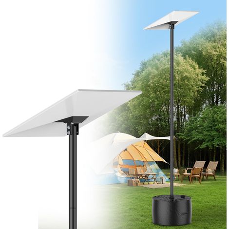 Kit de montage Gen 3, Poteau de sol Gen 3 de 2,3 m avec adaptateur de tuyau, Kit de montage sur poteau pour extérieur de jardin (1/5)