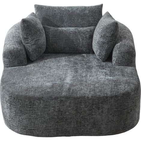 Chaise Longue rembourrée en velours côtelé avec coussin et accoudoirs, canapé-lit moderne pour salon et chambre (1/5)