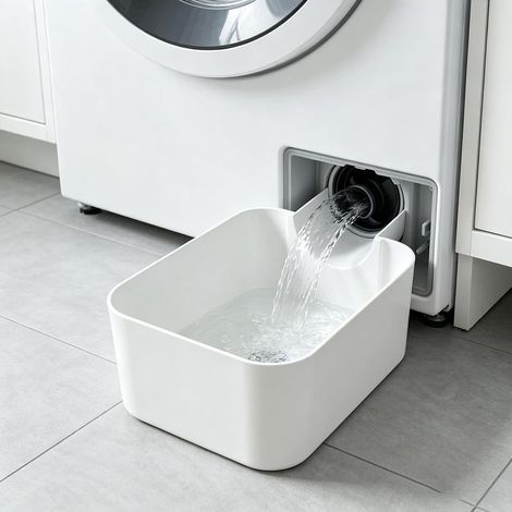 GDHZS- Bac d'égouttement pour lave-linge Bac d'égouttement étanche imprimé 3D Remplacement de la machine à laver Pour sous-sol appartement mobil-home garage (1/5)