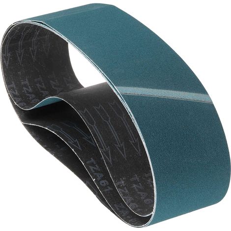 3 Bandes Abrasives 6 x 48 Pouces Grain 120 Zircone Metal Bois (1/5)
