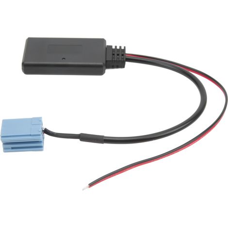 Module récepteur Bluetooth pour autoradio, câble adaptateur AUX IN, connecteur ISO 8 broches bleu pour lecteur CD Blapunkt (1/5)