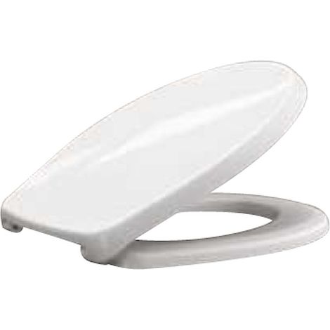 SCELTO DA DESIVERO Universale sedile duroplast cerniere inox bianco codice prod: DSV13920 (1/2)