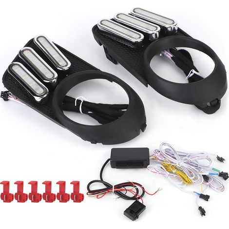 Dynamische zweifarbige LED-Lichterkette, kompatibel mit Toyota WISH 2004-2005 (1/2)