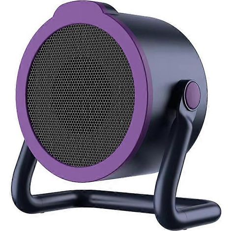Chauffage électrique de table 1000 W avec souffleur d'air chaud, radiateur céramique chauffant, protection anti-basculement, prise européenne. (1/5)