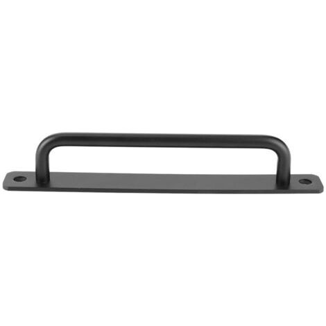 Poignées de Porte de Grange, Poignée de Portail en Alliage d'aluminium à Traction Lisse, Poignée de Porte de Grange Coulissante élégante pour Armoires, Armoires, Garages, Hangars-192mm