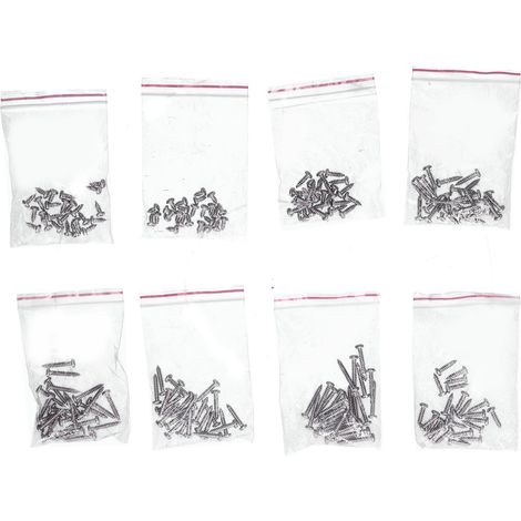 Lot de 200 vis à tête cylindrique M3 en acier inoxydable 304, vis autotaraudeuses à empreinte cruciforme