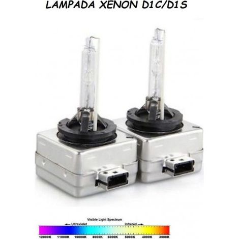 COPPIA LAMPADE FARI XENON D1S/D1C 6000K RICAMBI AUTO 35W XENON LAMPADINE D1S/D1C
