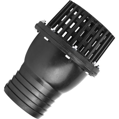 Clapet anti-retour plat en PVC noir pour pompe à eau (4 pouces) (1/5)