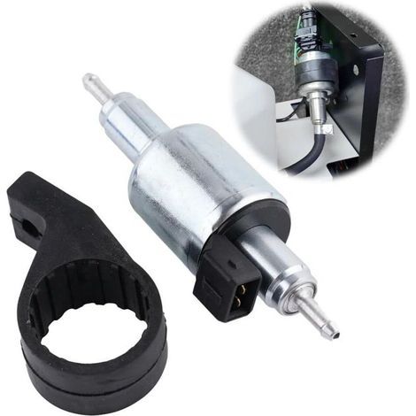 Pompe à carburant pour chauffage, pompe à air/carburant universelle 12 V 22 ml pour chauffage automobile, compatible diesel 2 kW, 5 kW et 8 kW. (1/4)