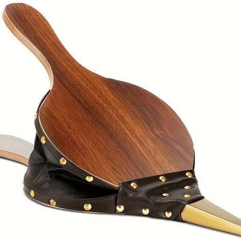 1 Vintage-Handblasbalg aus Holz, manuelles Gebläse für Grill, Campingfeueranzünder, Feuerschalenbalg für den Außenbereich (1/5)