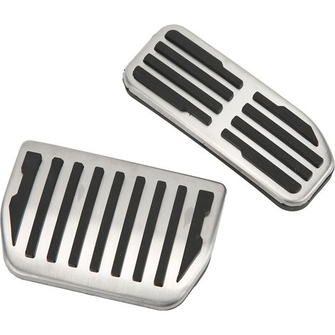 2 Fußstützenplatten aus Aluminium sowie Gas- und Bremspedale für Jaguar XE, XF und F-PACE (2015–2021) – Ausstattungssatz (1/5)