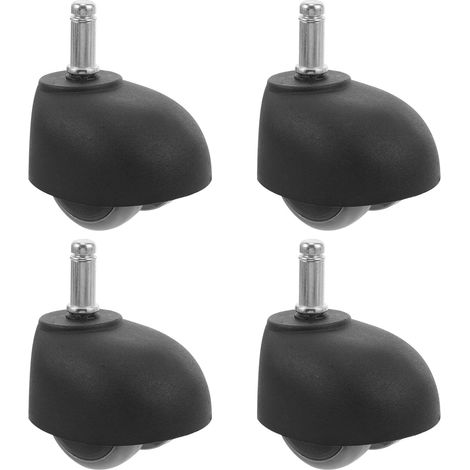 de 4 petites roulettes pivotantes en nylon pour chaises de (1/5)