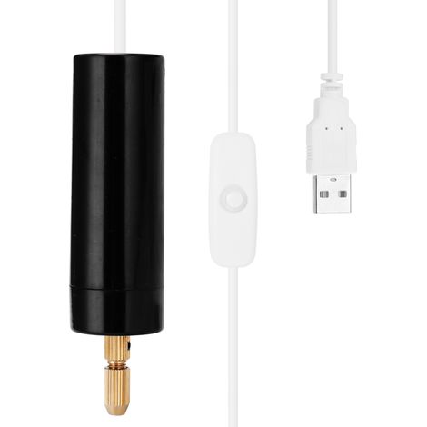 Mini meuleuse électrique portable multifonctionnelle USB pour le travail du bois, des circuits imprimés, du plastique, des perles et des cristaux. (1/5)
