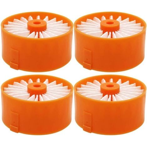 [JAMAIS UTILISÉ]Filtre pour aspirateur sans pour SCHWARZ + DECKER POWERSERIES pour outils de remplacement pour BSV2020G Accessoires de balayeuse (lot de 4 unités) (1/4)