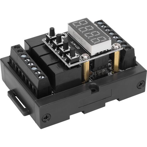 SPS-Industriesteuerplatine mit Relais und Digitalröhre, integriert in Gehäuse JL1N‐10MRY DC24V (1/5)