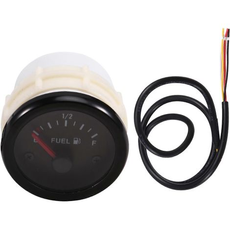 2-Zoll-Universal-Kraftstoffanzeige-Kit, E-1/2-F-Zeiger-Kraftstoffstandanzeige-Messgerät-Kit mit LED-Hintergrundbeleuchtung, DC 12V-Kraftstofftankmessgerät (1/5)