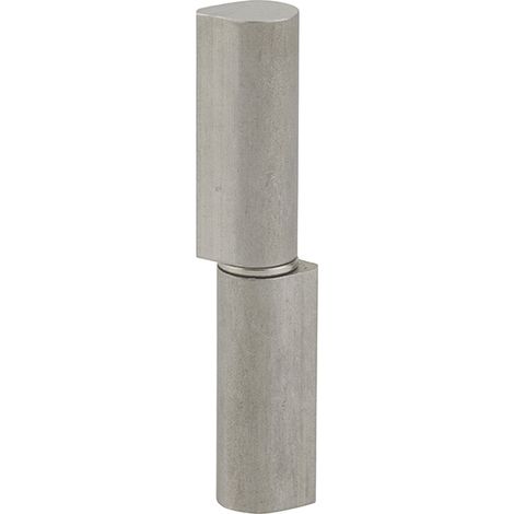 Thirard – Paumelle de porte inox à souder 13x16x80mm – Fixation 3/4 trous – Pour portes d'entrée et d'intérieur – Résistante aux intempéries