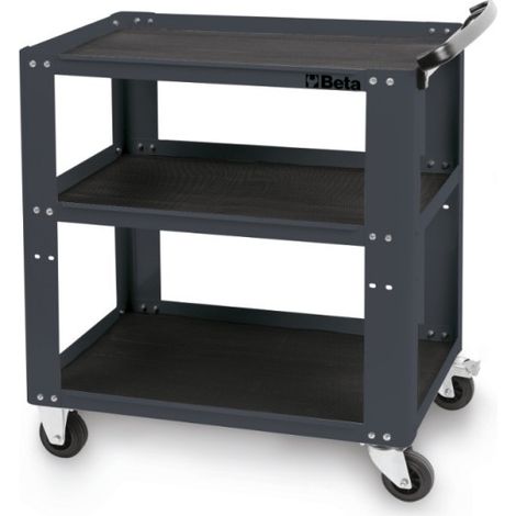 CARRELLO A TRE RIPIANI ROSSO ART. C51/R (1/4)