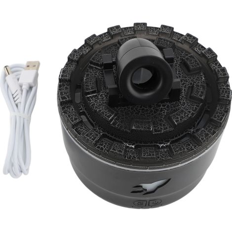 Diffuseur de parfum USB, appareil d'aromathérapie aux huiles essentielles avec lumière LED colorée et humidificateur à brume fraîche pour la maison (noir). (1/5)
