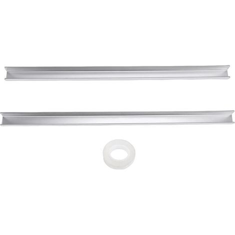 Lot de 2 protections de tiroir en acier inoxydable 304 à enfiler pour portes et tiroirs de 17 pouces d'épaisseur (0,75 po) (1/5)