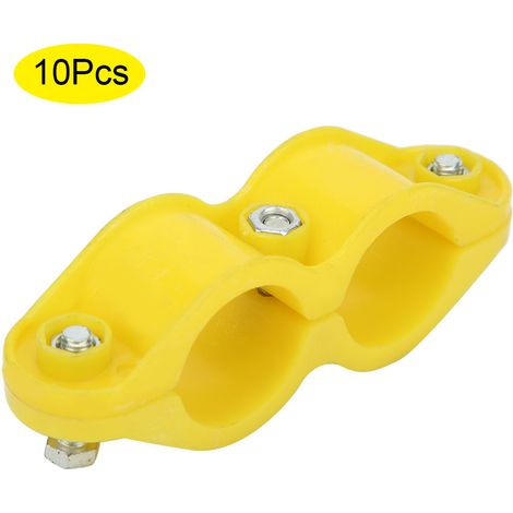 Lot de 10 clips de fixation ronds pour tuyaux d'eau, accessoires agricoles pour conduites d'eau en aquaculture (1/5)