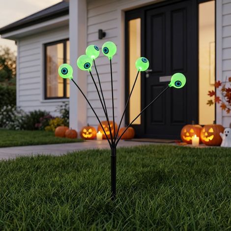 6-Stem Halloween Eyeball Stake Light (1/2)