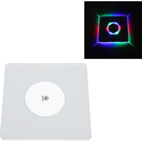 Dessous de verre LED coloré antidérapant, transparent, 3 modes, vin pour la maison, les bars et les fêtes (1/5)
