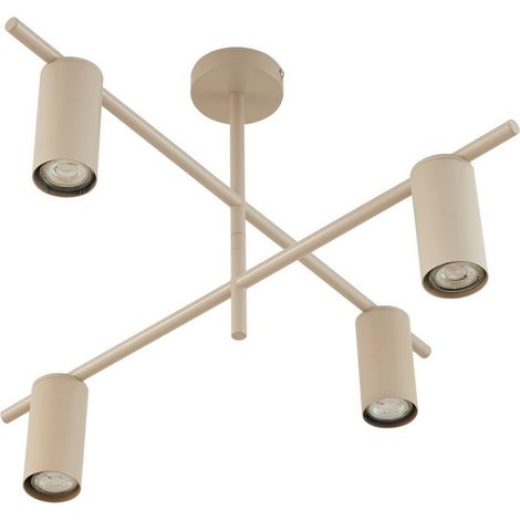 [GEBRAUCHT] Lindby Deckenleuchte Lampe Marilou Beige 4 Flammig Deckenbeleuchtung B-Ware