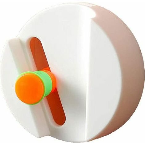Ein robuster, wandmontierter Besenhalter (1 Stück) ist für Küche, Garten und Garage erhältlich. Farbe: Weiß. (1/5)