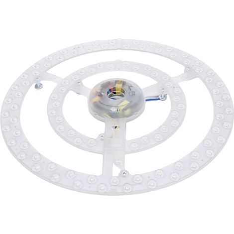 Panneau lumineux LED de remplacement pour ventilateur de plafond 13,2 pouces (33,5 cm) - PC - 3 couleurs réglables - Montage encastré - Rénovation possible (1/5)
