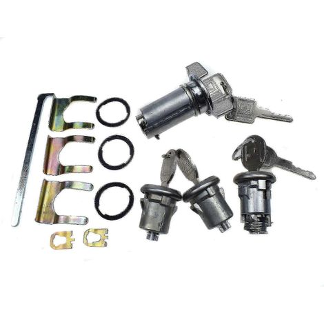 Cylindre de contacteur et serrure de porte pour Chevrolet, Buick, GMC et Cadillac - SZRH A-S1001 (1/2)