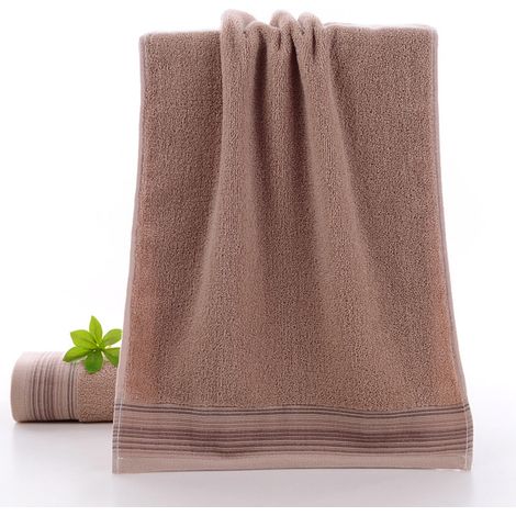 Serviette De Bain - 35 X 75 Cm - 100 G - Coton - Pour Salle De Bain Spa Gym Et Dormitory - 1 Pièce (1/5)
